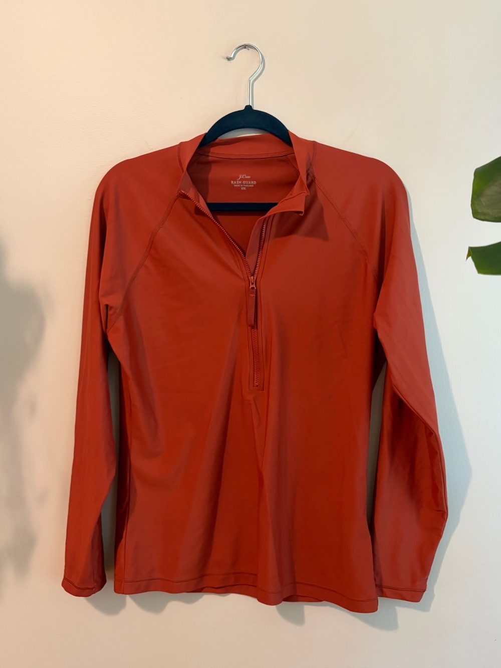 J. Crew Burnt Orange Rash Guard